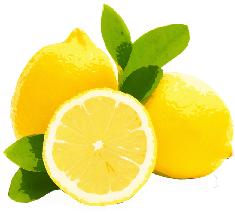 Sliced Lemon Fruits